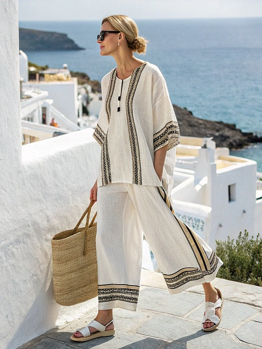 Coastal Stripe | Relaxed Two-Piece Set