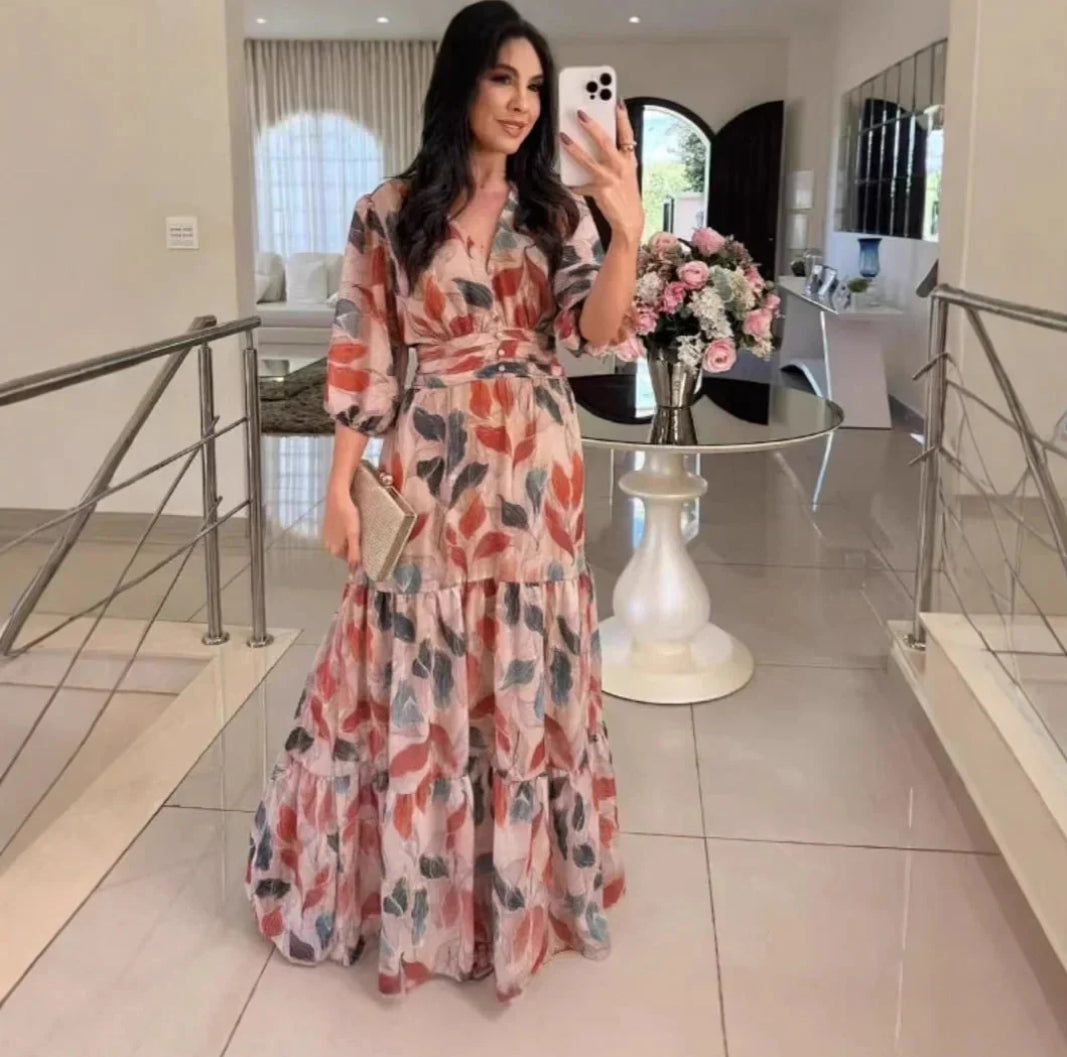 Amaya | Stylish Floral Maxi Dress