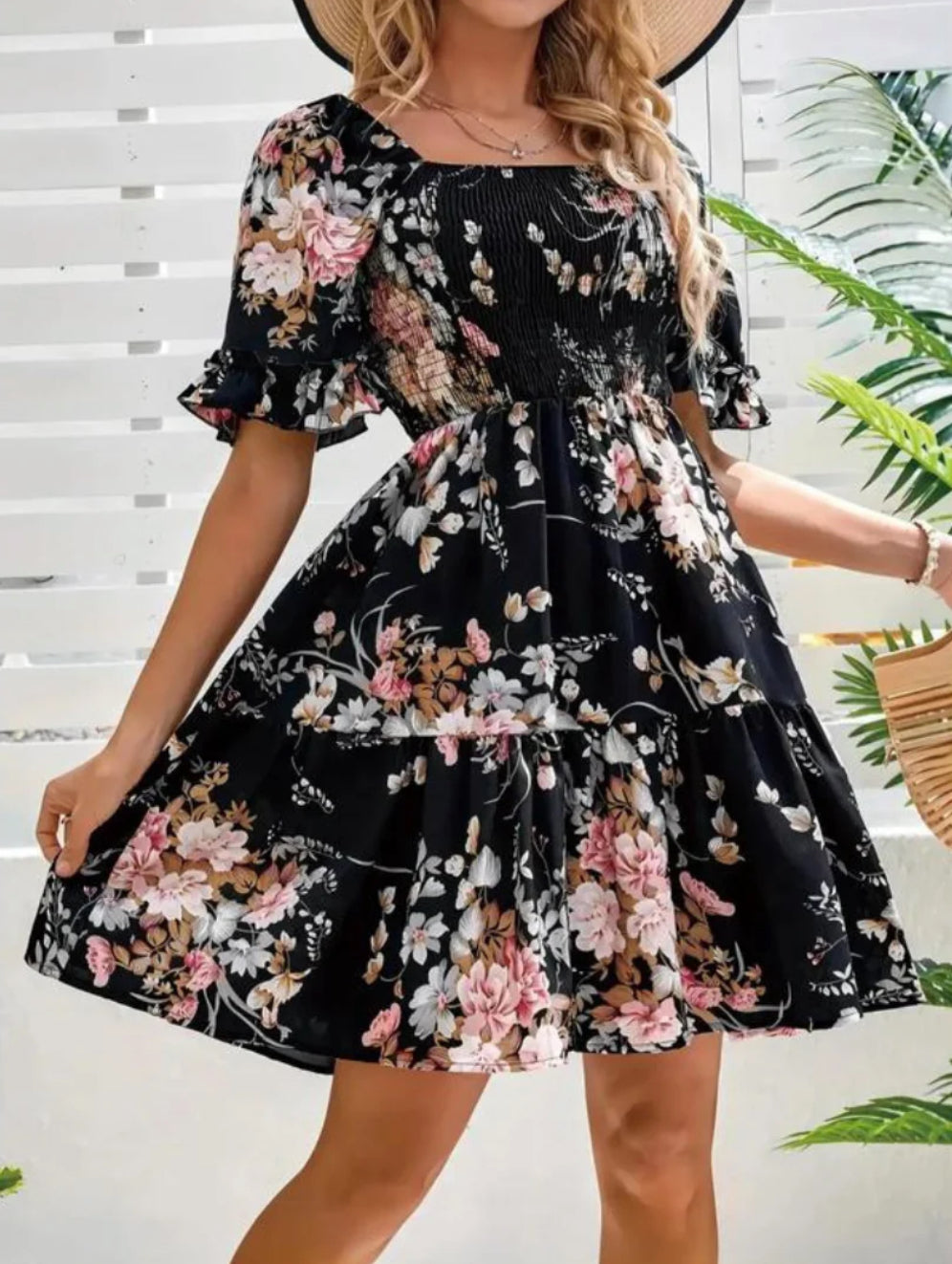 Celestia-Bloom™ | Charming Vintage Floral Dress