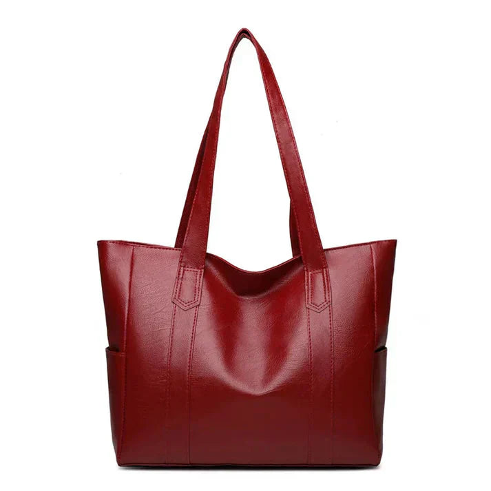 Ava - Genuine Leather Shoulder Bag with Timeless Style