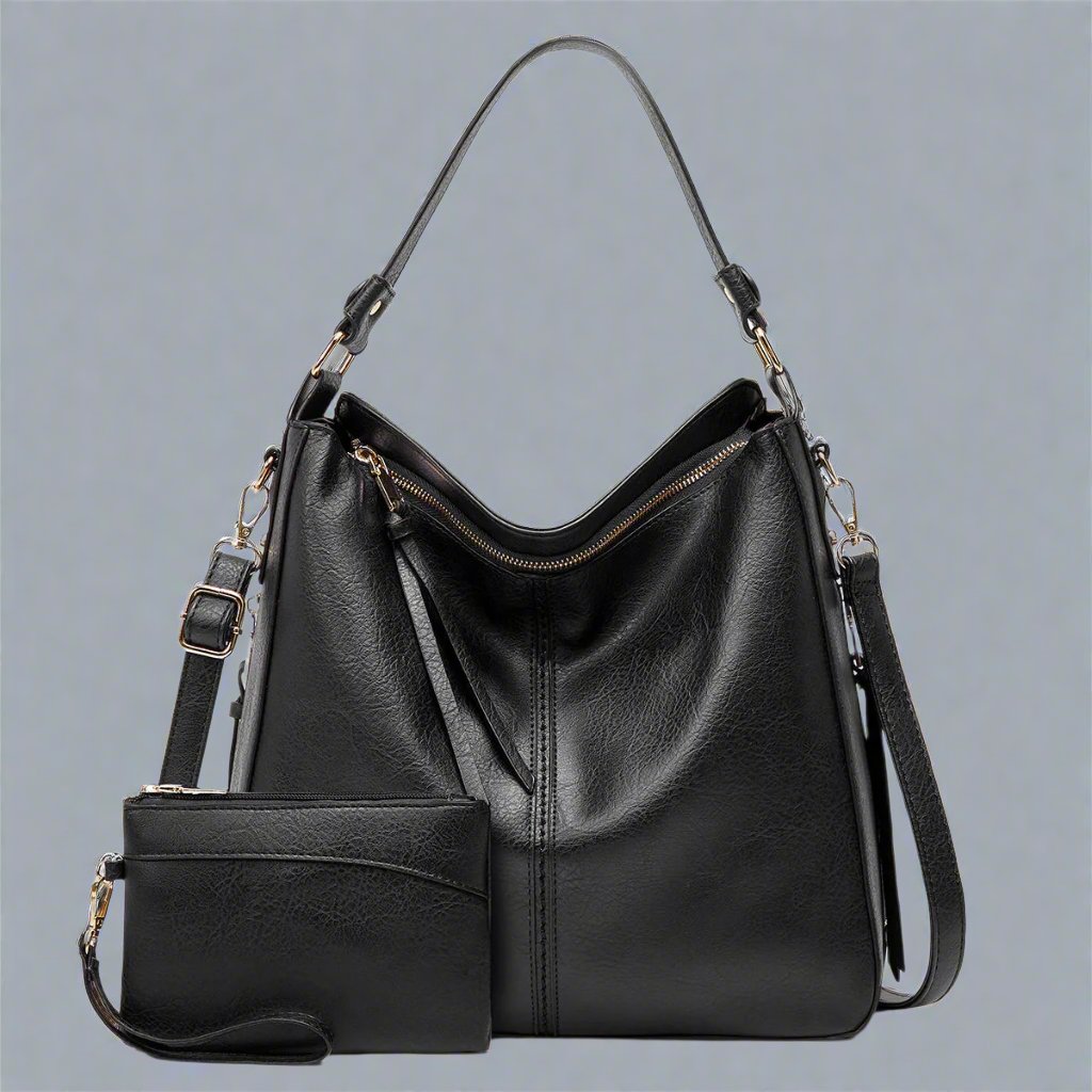 Cecile - Stylish Leather Tote Bag 
