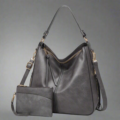 Cecile - Stylish Leather Tote Bag 