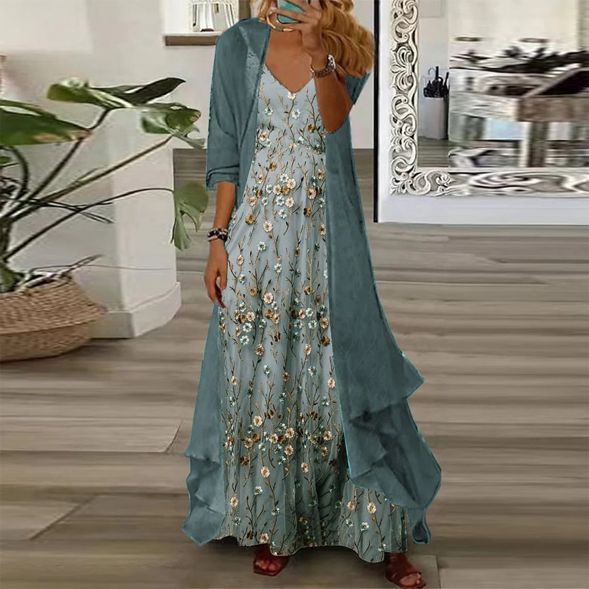 Edda – Two-Piece Set with Long Dress 