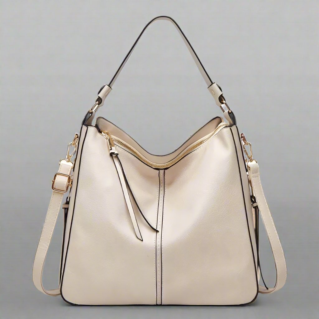 Cecile - Stylish Leather Tote Bag 