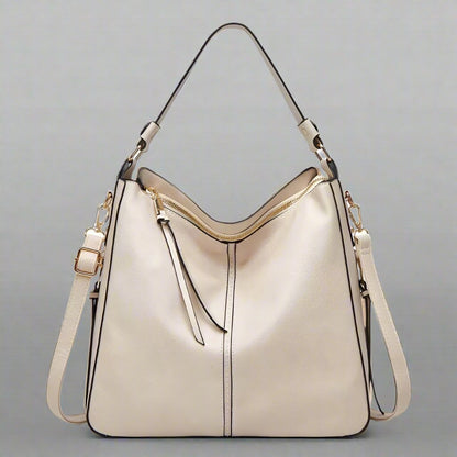 Cecile - Stylish Leather Tote Bag 