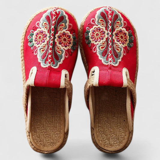 Marousse™ | Handmade and Super Comfortable Floral Mules