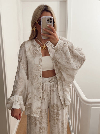 BLUSH SHORELINE – Soft Pink Beach Set 