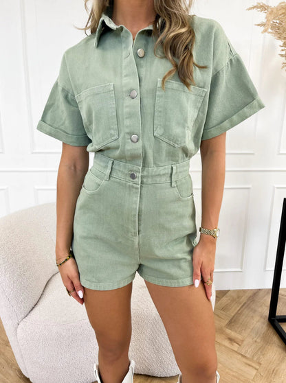 EUGENIA | Stylish Denim Jumpsuit