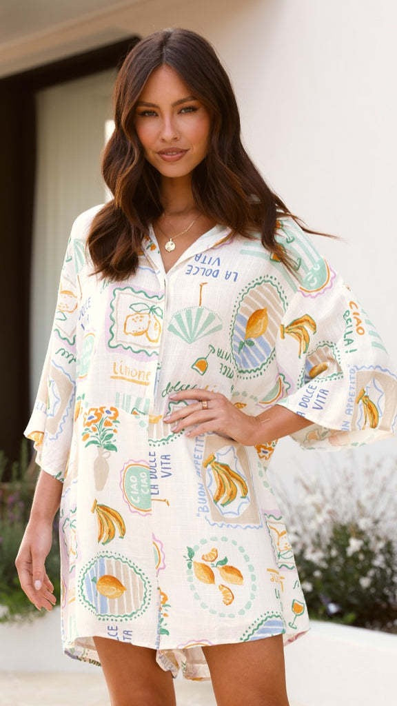 Dolce Vita | Italian-Inspired Printed Jumpsuit 