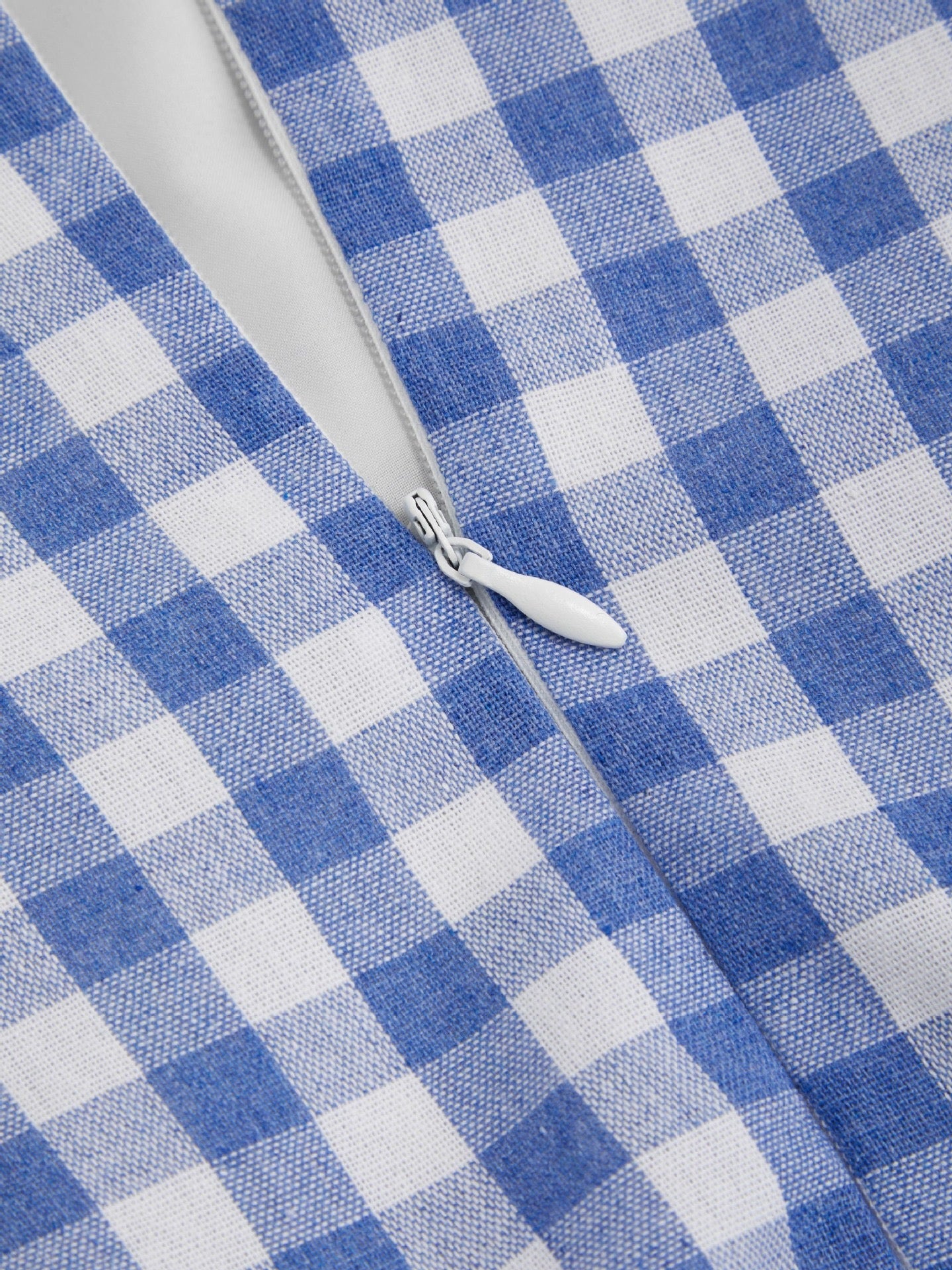 Lora – French Style Plaid Dress 