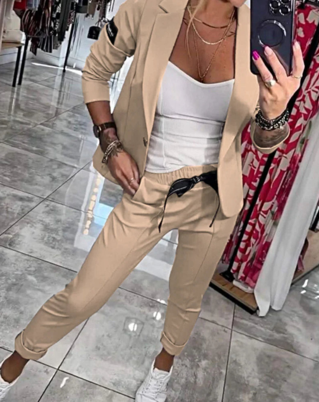 MALOU | Top, Jacket and Pants Set