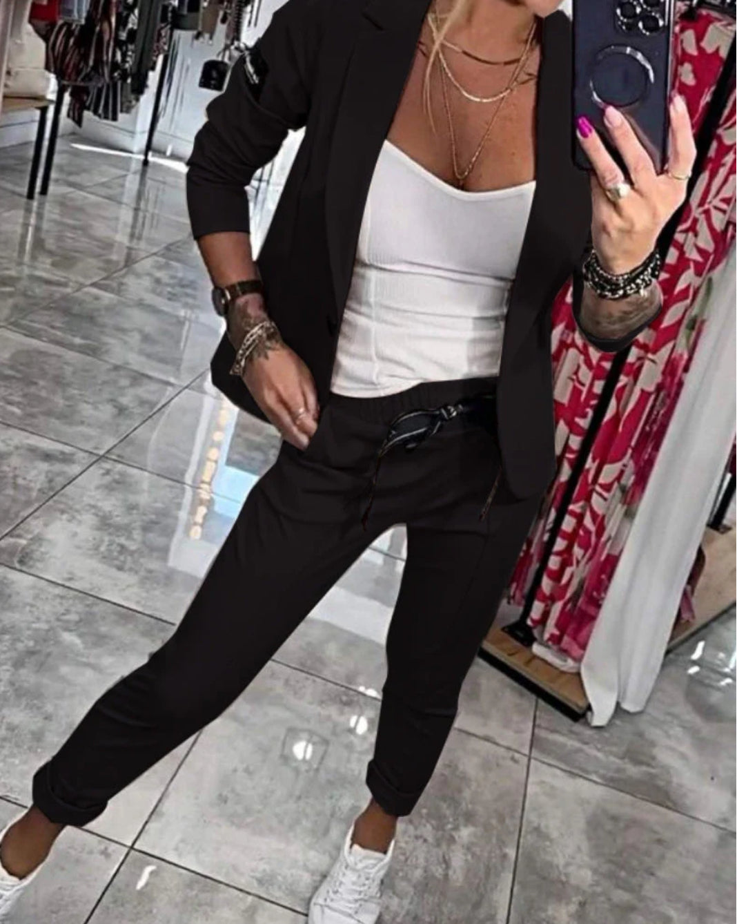 MALOU | Top, Jacket and Pants Set