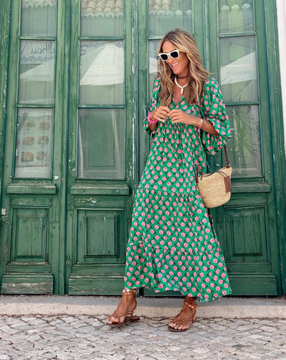 Lyra™ | Bohemian Maxi Dress