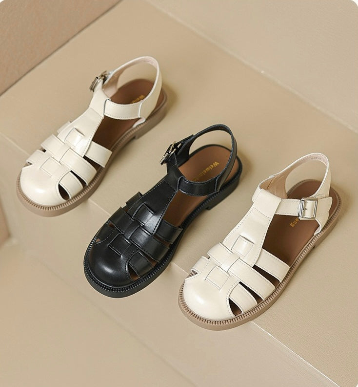 Roma Buckle Strap Sandals