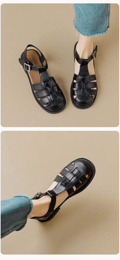 Roma Buckle Strap Sandals