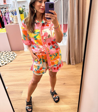 Tutti Frutti Linen Set – Relaxed and Colorful Style for Summer 