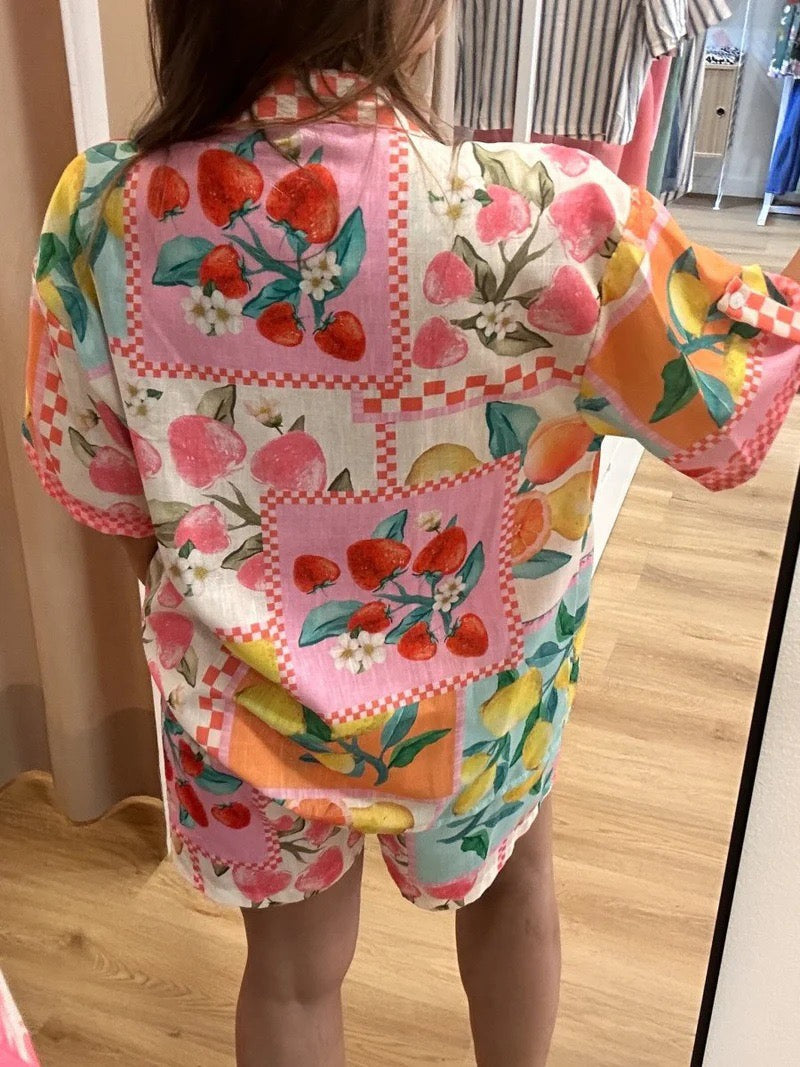 Tutti Frutti Linen Set – Relaxed and Colorful Style for Summer 