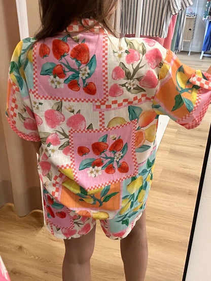 Tutti Frutti Linen Set – Relaxed and Colorful Style for Summer 