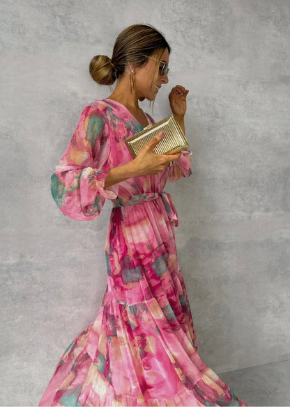 THE GIA | Women's Long Sleeve Summer Dress