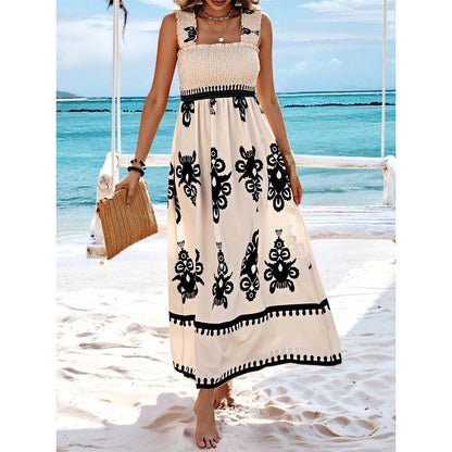 Selene™ | Printed Beach Dress 