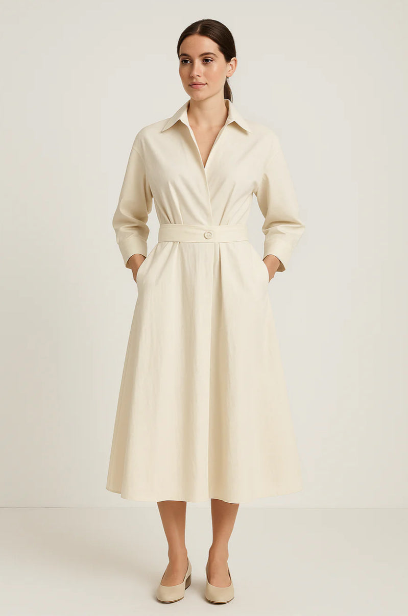 Sarah™ | Women's Cotton Style Shirt Dress