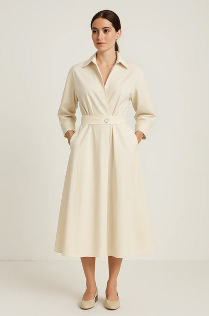 Sarah™ | Women's Cotton Style Shirt Dress