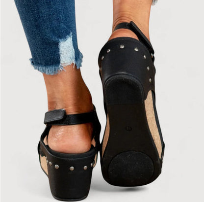 ANNE | WEDGE SANDALS WITH PLATFORM
