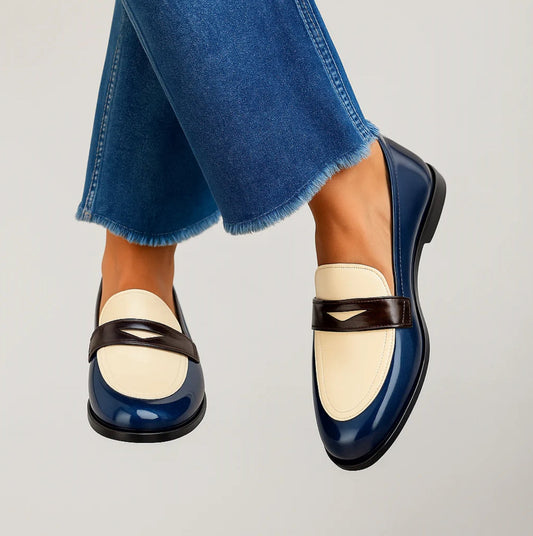 Claudia | Modern Contrast Loafers