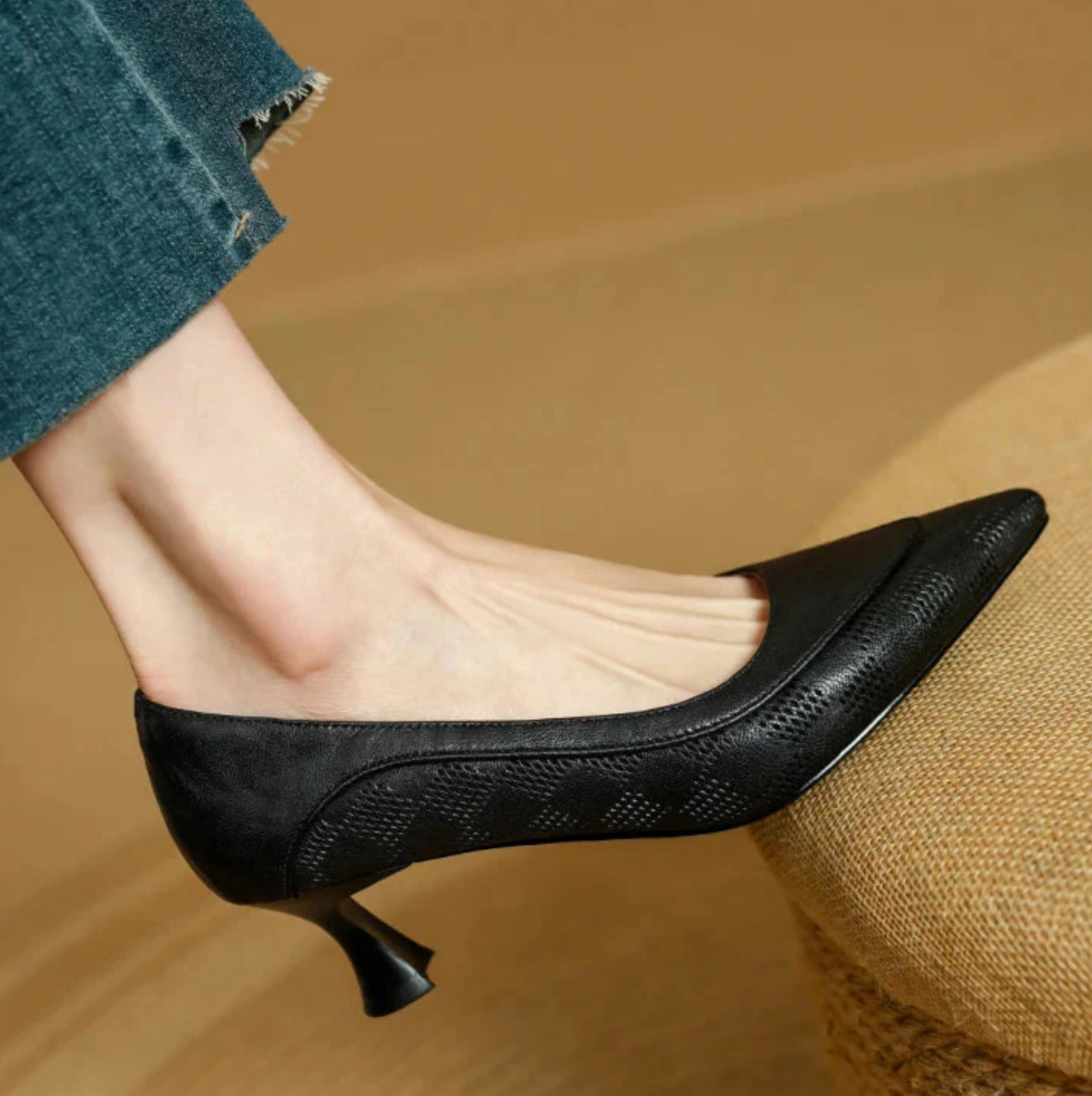 Margaret | Sophisticated Printed Heels