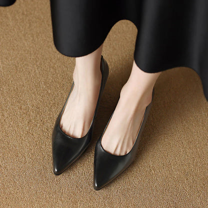 Marilyn | Classic Square Heel Shoes