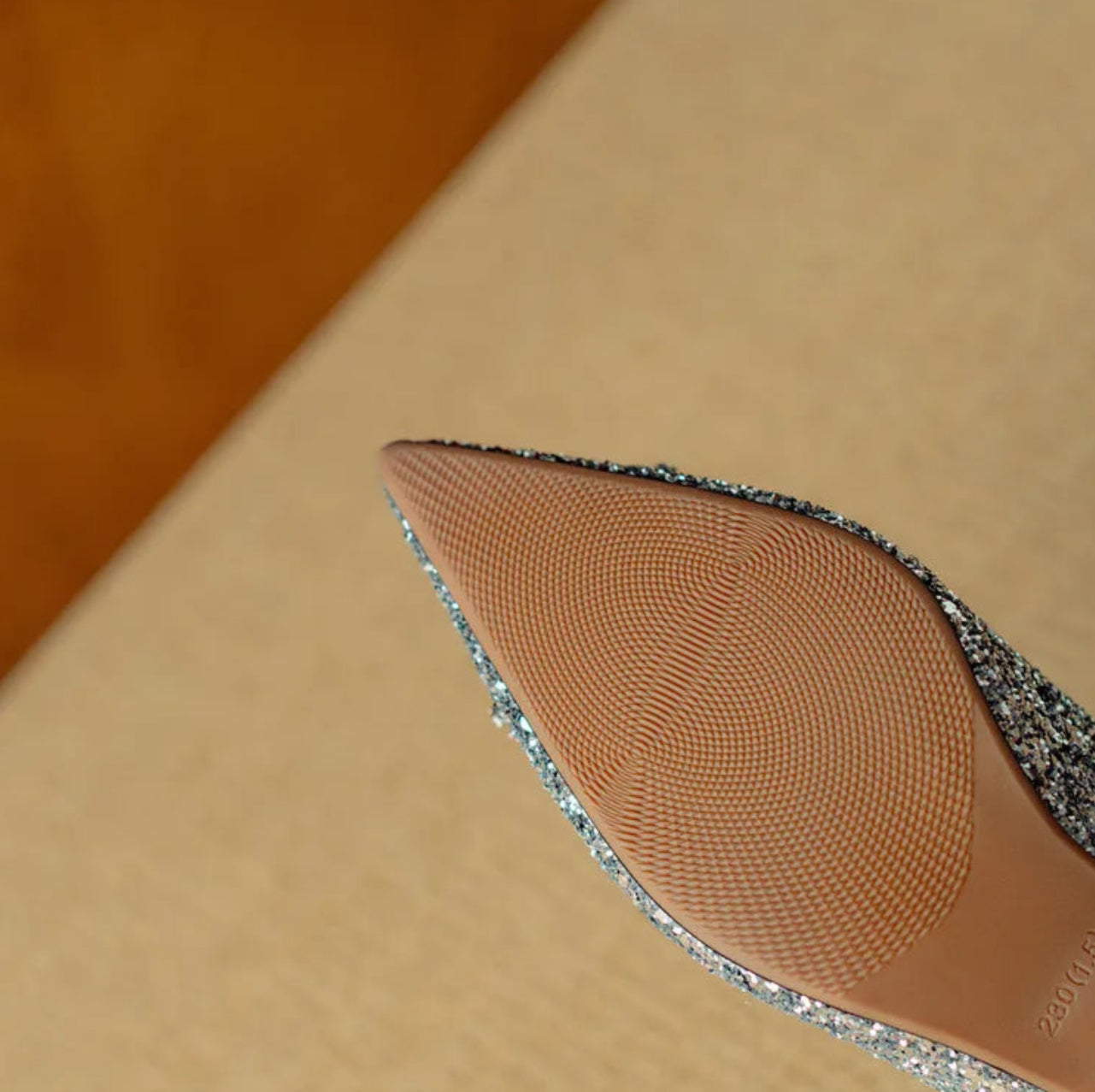 Gloria | Sparkly High Heels with Decorative Buckle