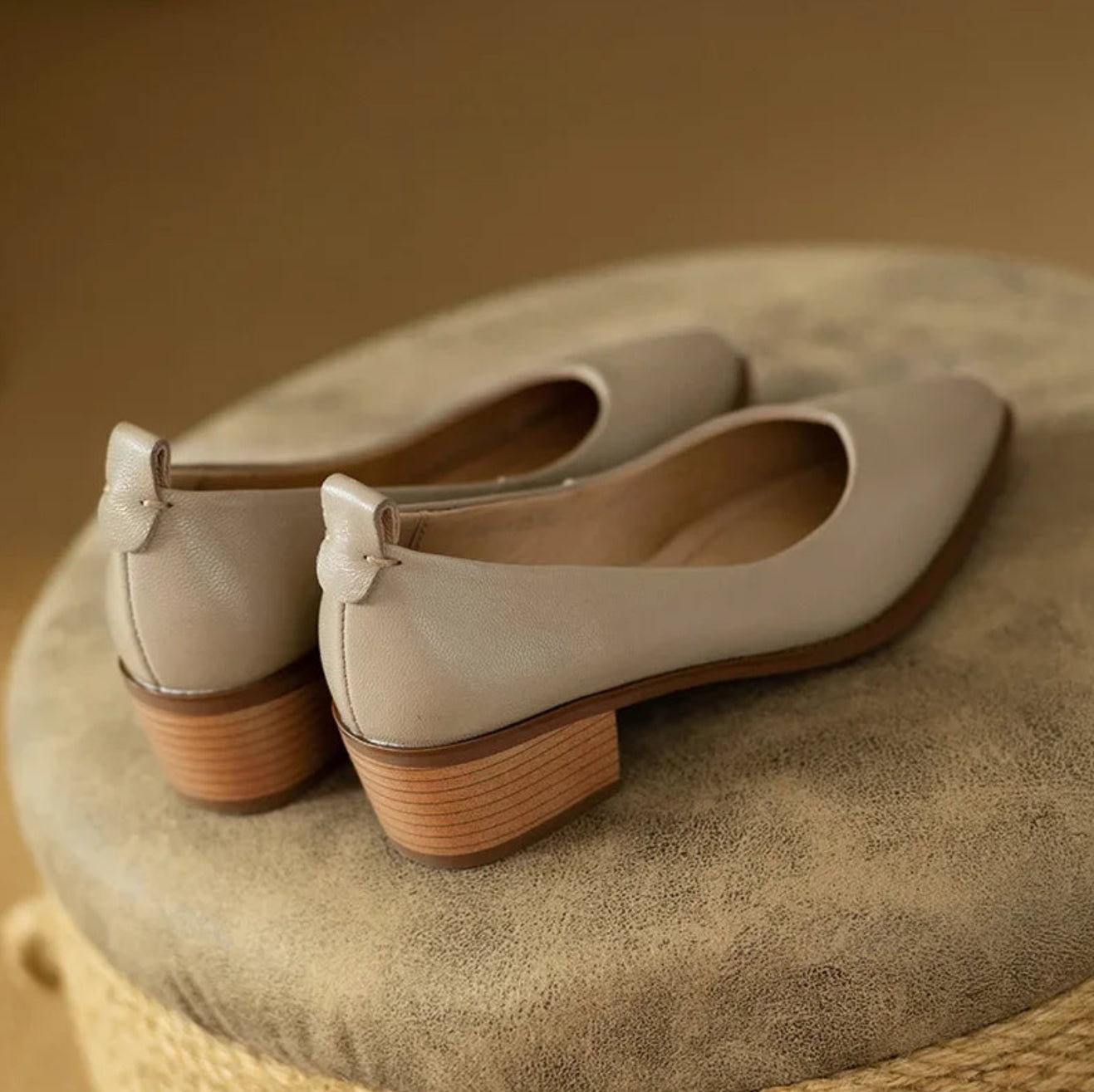Helen | Classic Square Heel Shoes