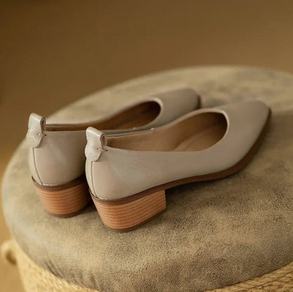 Helen | Classic Square Heel Shoes