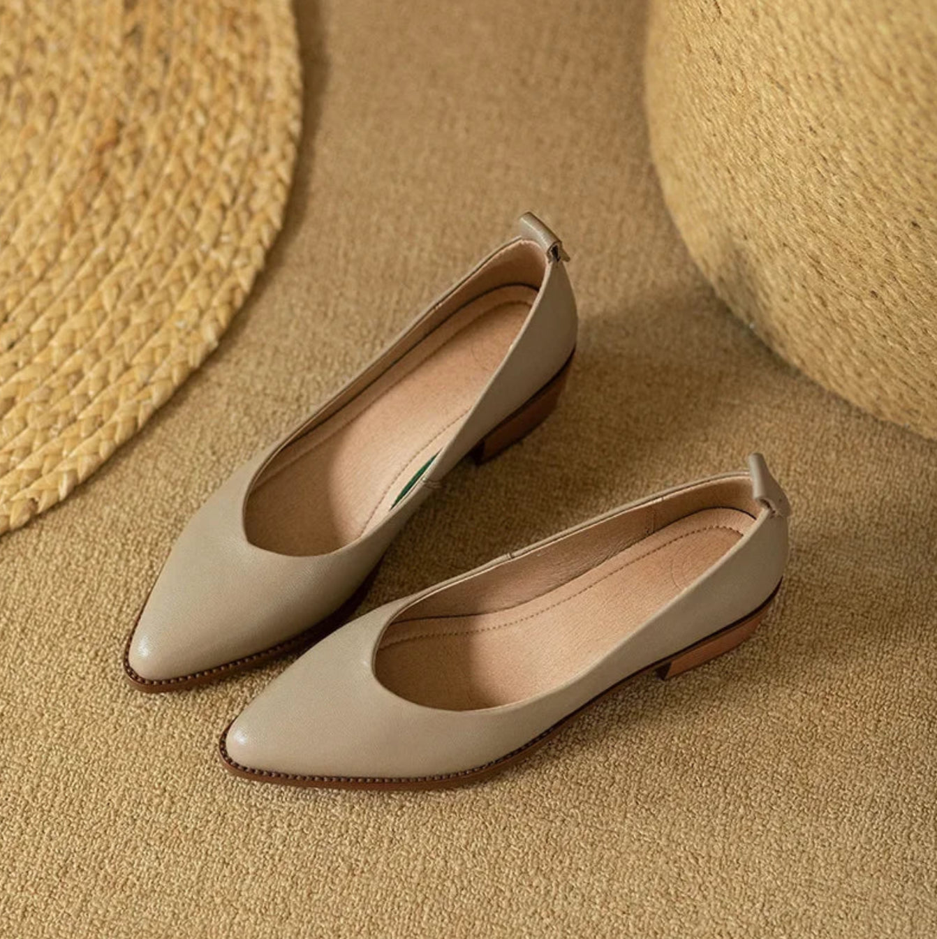 Helen | Classic Square Heel Shoes