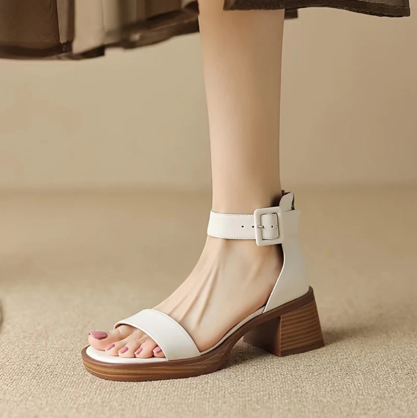 Gloria | Royal Ankle Buckle Sandals