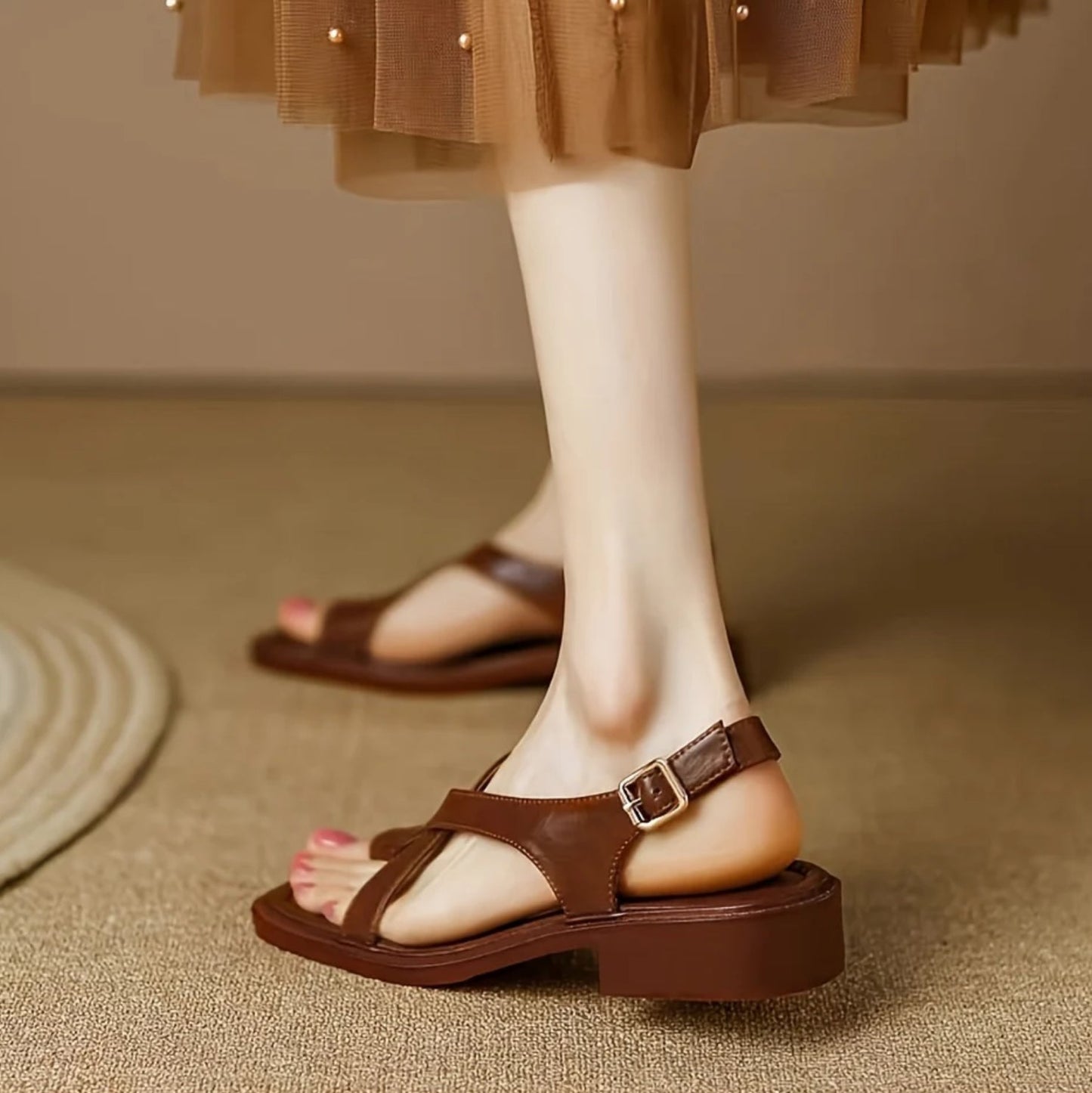 Edith | Royal Cross Sandals