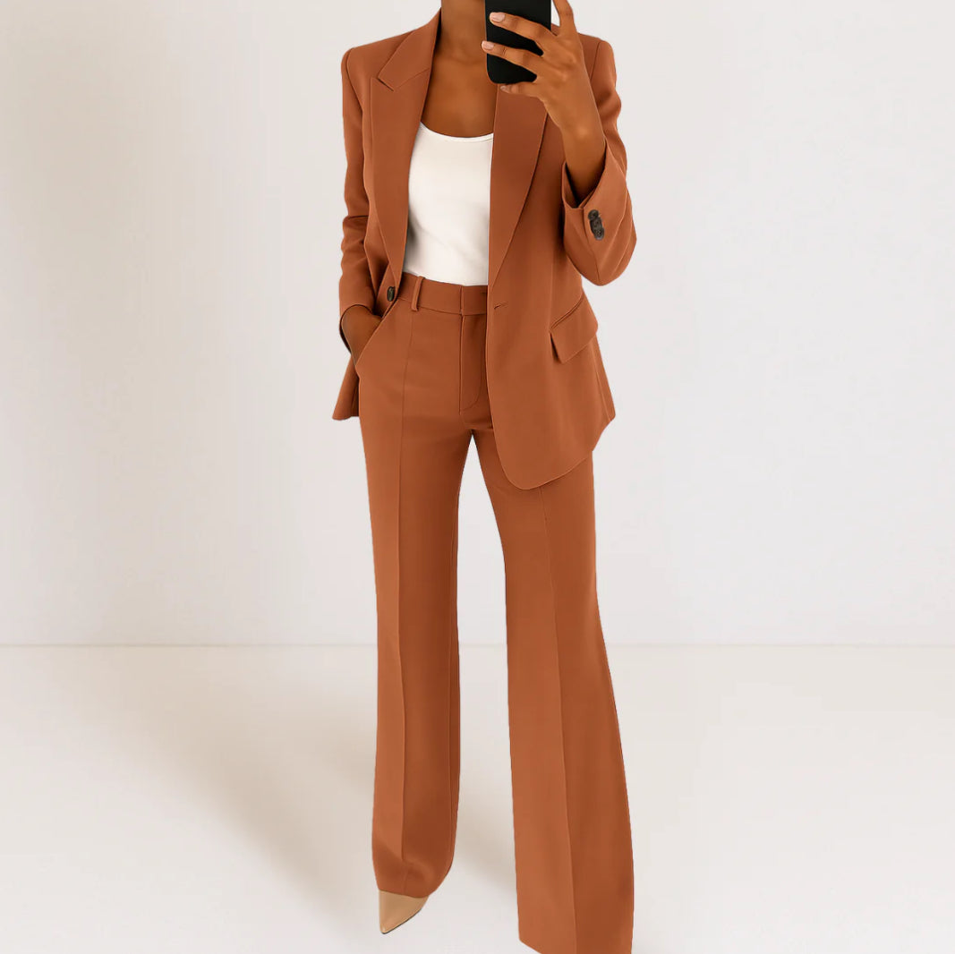 Elena | Fitted Blazer and Trousers Set 