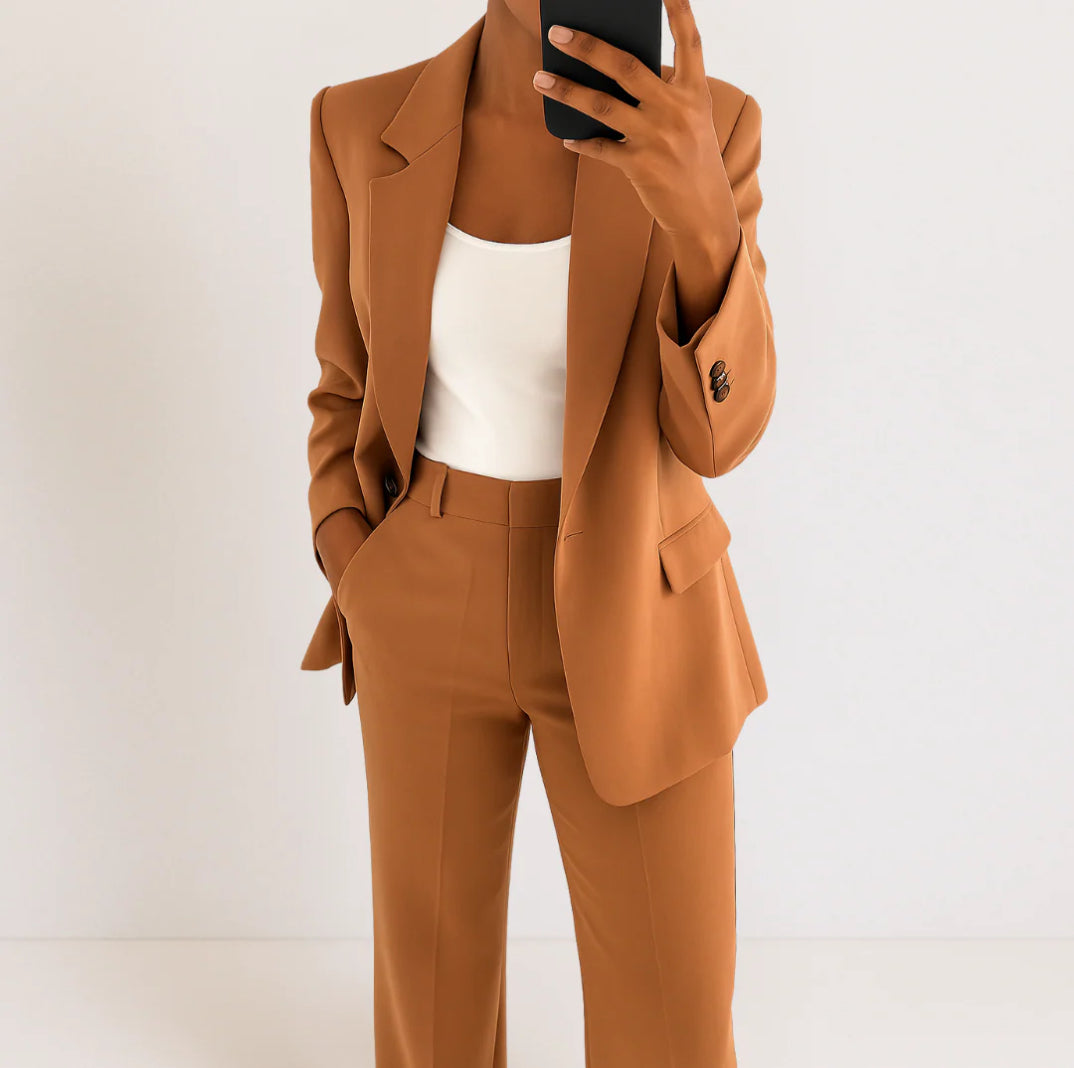 Elena | Fitted Blazer and Trousers Set 