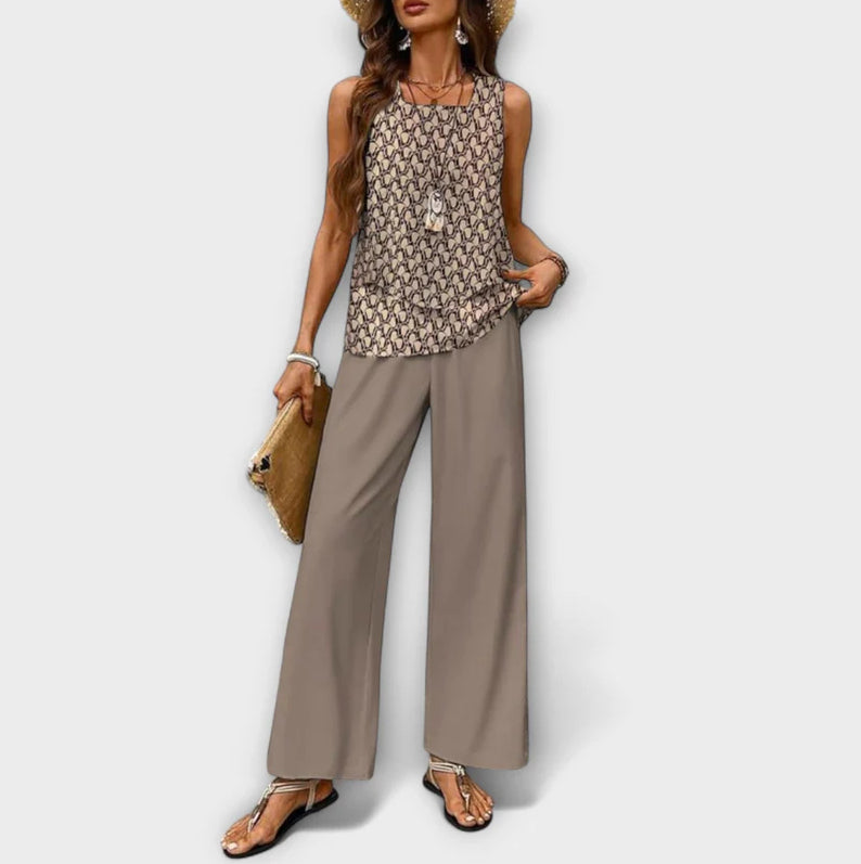 SANJA – Elegant Summer Set | Natural Style and Sophisticated Comfort 