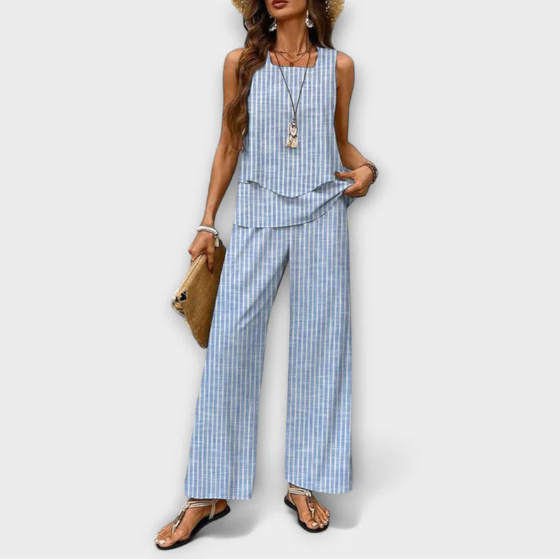 SANJA – Elegant Summer Set | Natural Style and Sophisticated Comfort 