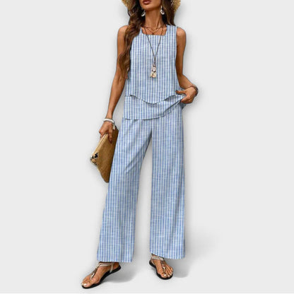 SANJA – Elegant Summer Set | Natural Style and Sophisticated Comfort 
