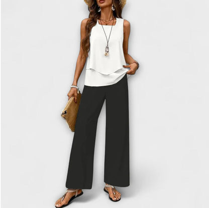 SANJA – Elegant Summer Set | Natural Style and Sophisticated Comfort 