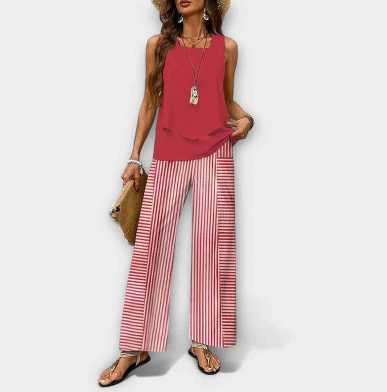 SANJA – Elegant Summer Set | Natural Style and Sophisticated Comfort 