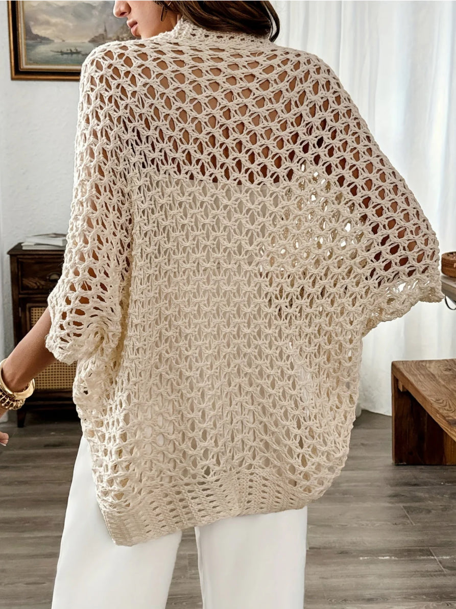 GINNY – LIGHTWEIGHT KNIT OPEN CARDIGAN 
