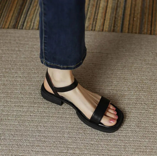 LINDY | Elegant Leather Sandals 
