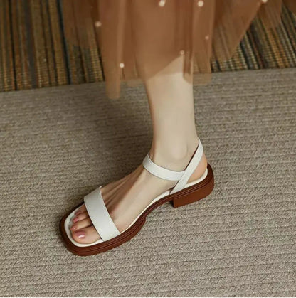 LINDY | Elegant Leather Sandals 