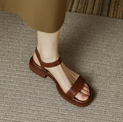 LINDY | Elegant Leather Sandals 