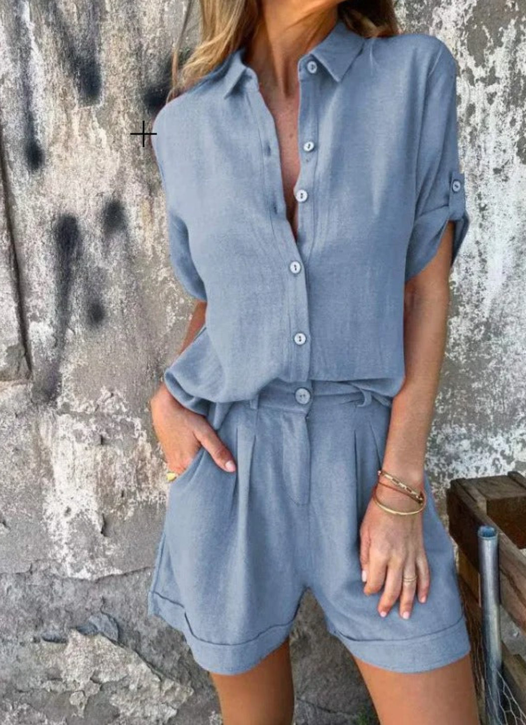 Sadie | Two-Piece Lightweight Linen Set