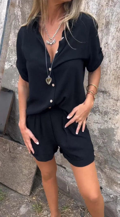 Sadie | Two-Piece Lightweight Linen Set