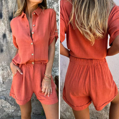 Sadie | Two-Piece Lightweight Linen Set